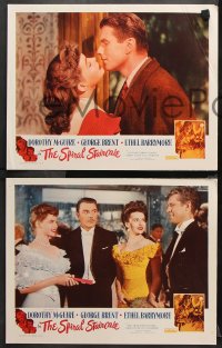 9g736 SPIRAL STAIRCASE 4 LCs R1954 Dorothy McGuire, Kent Smith, Brent, Fleming, Robert Siodmak!