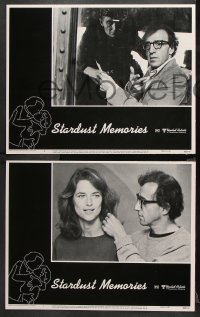 9g352 STARDUST MEMORIES 8 LCs 1980 directed by Woody Allen, Charlotte Rampling, Jessica Harper!