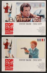 9g354 STOP OR MY MOM WILL SHOOT 8 LCs 1992 Sylvester Stallone, Estelle Getty, JoBeth Williams