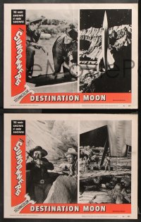 9g480 SUNDOWNERS/DESTINATION MOON 7 LCs 1954 western/sci-fi double-bill, the show of shows!
