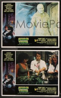 9g360 SWAMP THING 8 LCs 1982 Wes Craven, Richard Hescox border art of monster & Adrienne Barbeau!