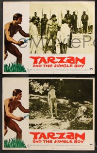 9g362 TARZAN & THE JUNGLE BOY 8 LCs 1968 could Mike Henry find him in the wild jungle?