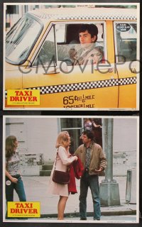 9g485 TAXI DRIVER 7 LCs 1976 Robert De Niro, Harvey Keitel & teen hooker Jodie Foster, Scorsese!