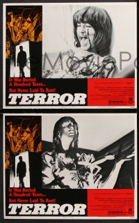 9g643 TERROR 5 LCs 1979 English horror, it was buried a hundred years ago but never laid to rest!