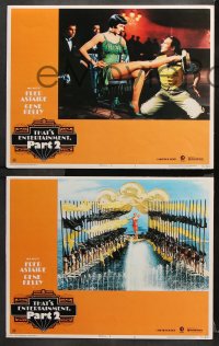 9g369 THAT'S ENTERTAINMENT PART 2 8 LCs 1975 Fred Astaire, Gene Kelly & many MGM greats!