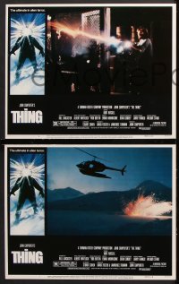 9g829 THING 3 LCs 1982 John Carpenter, Kurt Russell, the ultimate in alien terror!