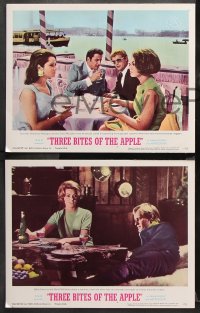 9g372 THREE BITES OF THE APPLE 8 LCs 1967 David McCallum, Sylvia Koscina, roulette gambling image!