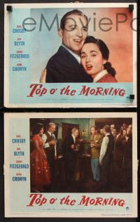 9g835 TOP O' THE MORNING 3 LCs 1949 Bing Crosby, Fitzgerald, Ann Blyth, song & fun team!