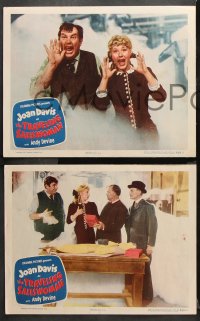 9g490 TRAVELING SALESWOMAN 7 LCs 1949 great images of Joan Davis, Andy Devine & Adele Jergens!