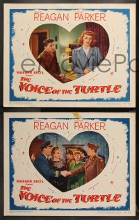 9g839 VOICE OF THE TURTLE 3 LCs 1948 Eleanor Parker, Eve Arden & Wayne Morris in WWII