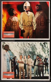 9g399 WARLORDS OF ATLANTIS 8 LCs 1978 Doug McClure, Peter Gilmore, Cyd Charisse & sexy Lea Brodie!