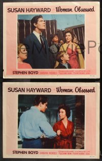 9g844 WOMAN OBSESSED 3 LCs 1959 Best Actress Academy Award Winner Susan Hayward, Stephen Boyd