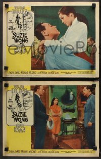 9g410 WORLD OF SUZIE WONG 8 LCs 1960 great images of William Holden & sexy Nancy Kwan, Sylvia Syms!