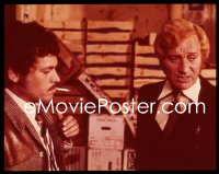 9h213 FRENZY 4x5 transparency 1972 Jon Finch & Barry Foster discuss murders, Alfred Hitchcock!