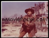 9h216 GOOD, THE BAD & THE UGLY 4x5 transparency 1968 close up of Eli Wallach with gun drawn!