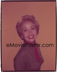 9h126 JANE POWELL 8x10 camera original transparency 1950s great portrait smiling really big!