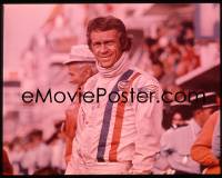 9h186 LE MANS group of 3 4x5 transparencies 1971 one with Steve McQueen in his personalized suit!