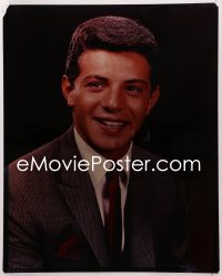 9h020 FRANKIE AVALON 16x20 transparency 1960s head & shoulders portrait of the teen singing idol!