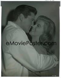 9h155 VIVA LAS VEGAS 8x10 transparency 1964 Elvis Presley & sexy Ann-Margret c/u about to kiss!
