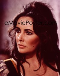 9h183 ELIZABETH TAYLOR group of 3 4x5 transparencies 1970s great portraits from different movies!