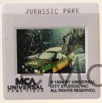 9h346 JURASSIC PARK group of 10 video 35mm slides 1994 Sam Neill, Laura Dern, Steven Spielberg