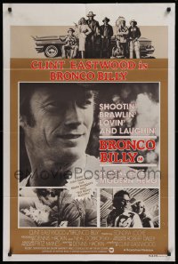 9j440 BRONCO BILLY Aust 1sh 1980 Clint Eastwood directs & stars, he's got a dream!
