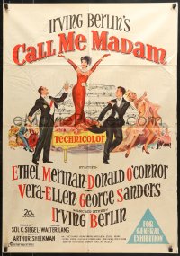 9j443 CALL ME MADAM Aust 1sh 1953 Ethel Merman, Donald O'Connor & Vera-Ellen sing Irving Berlin songs!