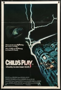9j445 CHILD'S PLAY Aust 1sh 1988 Chucky gives Freddy nightmares, he is one mean S.O.B.!