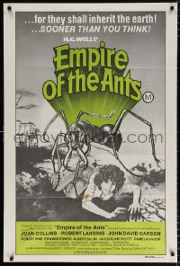 9j460 EMPIRE OF THE ANTS Aust 1sh 1978 H.G. Wells, completely different art of monster attacking!
