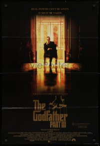 9j471 GODFATHER PART III Aust 1sh 1990 best image of Al Pacino, Francis Ford Coppola!