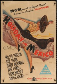 9j481 HOLIDAY IN MEXICO Aust 1sh 1946 Walter Pidgeon, Jose Iturbi, wonderful art of sexy dancer!