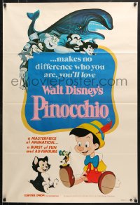 9j531 PINOCCHIO Aust 1sh R1982 Disney classic cartoon about a wooden boy who wants to be real!