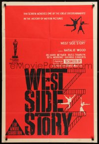 9j571 WEST SIDE STORY Aust 1sh 1962 Academy Award winning classic musical directed by Robert Wise!
