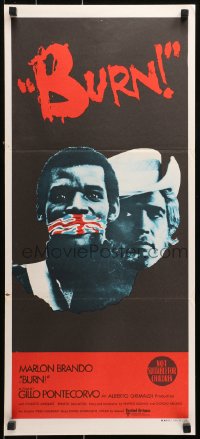 9j649 BURN Aust daybill 1970 Marlon Brando profiteers from war, directed by Gillo Pontecorvo!