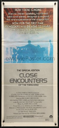 9j677 CLOSE ENCOUNTERS OF THE THIRD KIND S.E. Aust daybill 1980 Spielberg classic with new scenes!