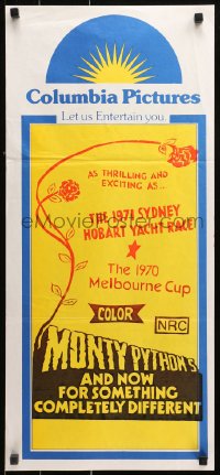 9j680 COLUMBIA Aust daybill 1970s Monty Python's And Now For Something Completely Different!