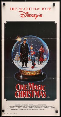 9j848 ONE MAGIC CHRISTMAS Aust daybill 1985 Mary Steenburgen, Harry Dean Stanton, Disney!