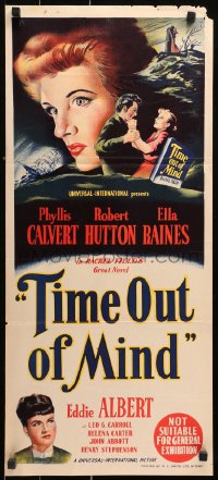 9j949 TIME OUT OF MIND Aust daybill 1947 Phyllis Calvert, Robert Hutton, directed by Siodmak!