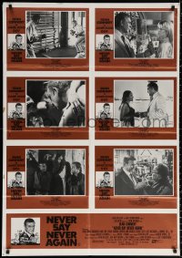 9j410 NEVER SAY NEVER AGAIN Aust LC poster 1983 art of Sean Connery as James Bond 007 by Obrero!
