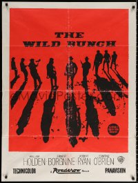 9j405 WILD BUNCH Aust special poster R1970s Sam Peckinpah cowboy classic, Holden & Ernest Borgnine!