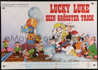 9j183 BALLAD OF DALTON German 33x47 1978 Lucky Luke, really great Morris cartoon western art!