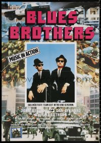 9j228 BLUES BROTHERS German 1980 completely different image of John Belushi & Dan Aykroyd!