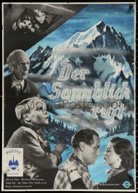 9j267 DER SONNBLICK RUFT German 1952 Eberhard Frowein, Hortmann art of mountain!