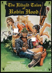 9j276 EROTIC ADVENTURES OF ROBIN HOOD German 1969 Uschi Digard, art of lusty men & bawdy wenches!