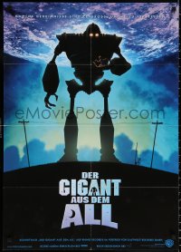 9j309 IRON GIANT German 1999 animated modern classic, cool completely different cartoon robot artwork!