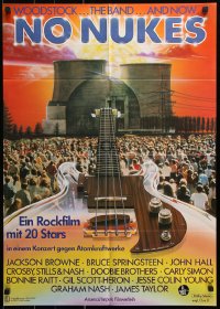 9j348 NO NUKES German 1980 Jackson Browne, Crosby Stills & Nash, The Doobie Brothers, rock & roll!