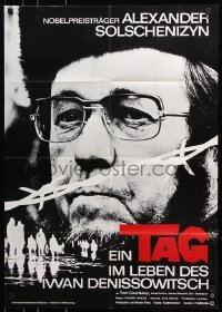 9j349 ONE DAY IN THE LIFE OF IVAN DENISOVICH German 1974 Courtenay plays Solzhenitsyn in Gulag!