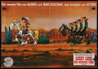 9j176 BALLAD OF DALTON German 16x23 1978 Lucky Luke, completely different art of prisoners!