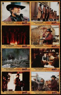 9j162 PALE RIDER #2 German LC poster 1985 completely different images of cowboy Clint Eastwood!