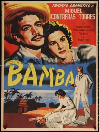 9j025 BAMBA Mexican poster 1949 romantic Carmen Montejo, Victor Manuel Mendoza, different!